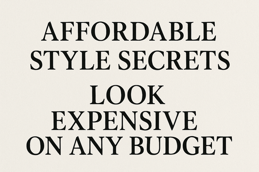 Affordable Style Secrets: Look Expensive on Any Budget