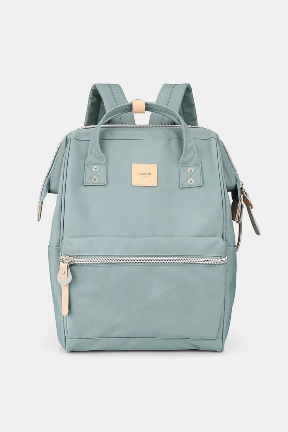 Himawari Water Resistant Canvas Backpack Bag with Side Pockets Teal One Size