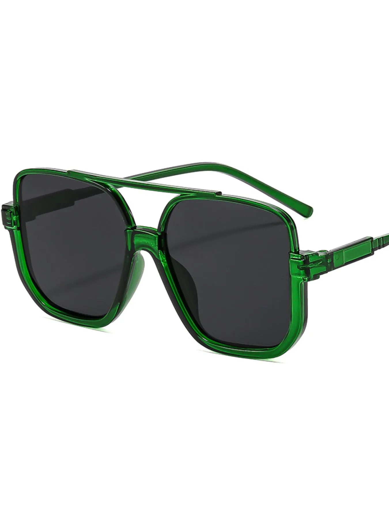 Oversized Square Frame Fashion Sunglasses styleB One Size