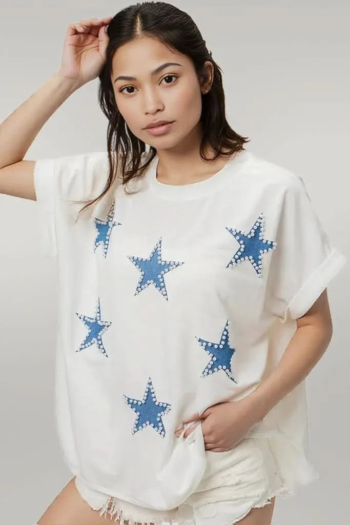 BiBi Fourth Of July Terry T-Shirt