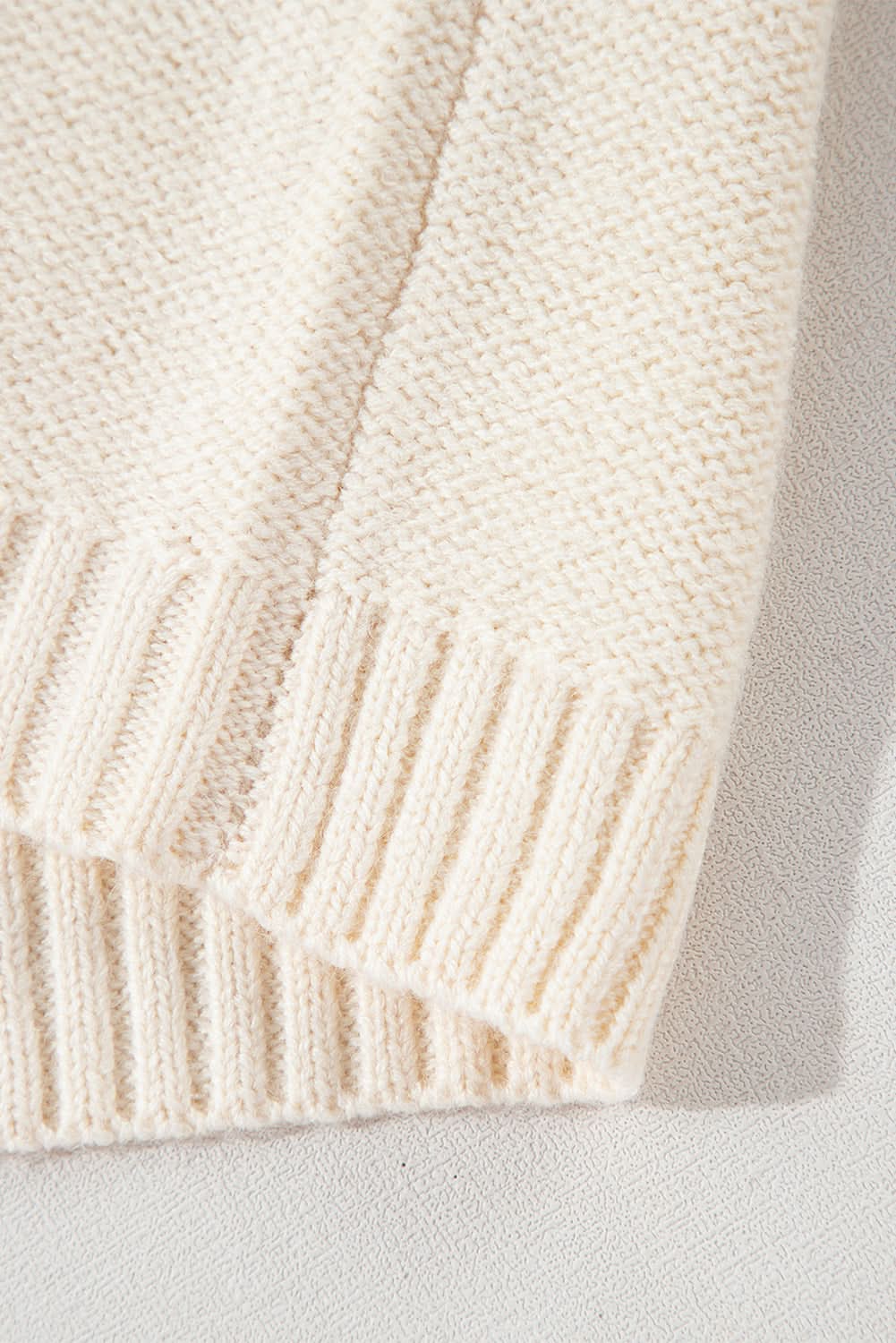 Gold Flame Colorblock Patched Pocket Drop Shoulder Sweater Gold Flame 65%Acrylic+35%Polyamide