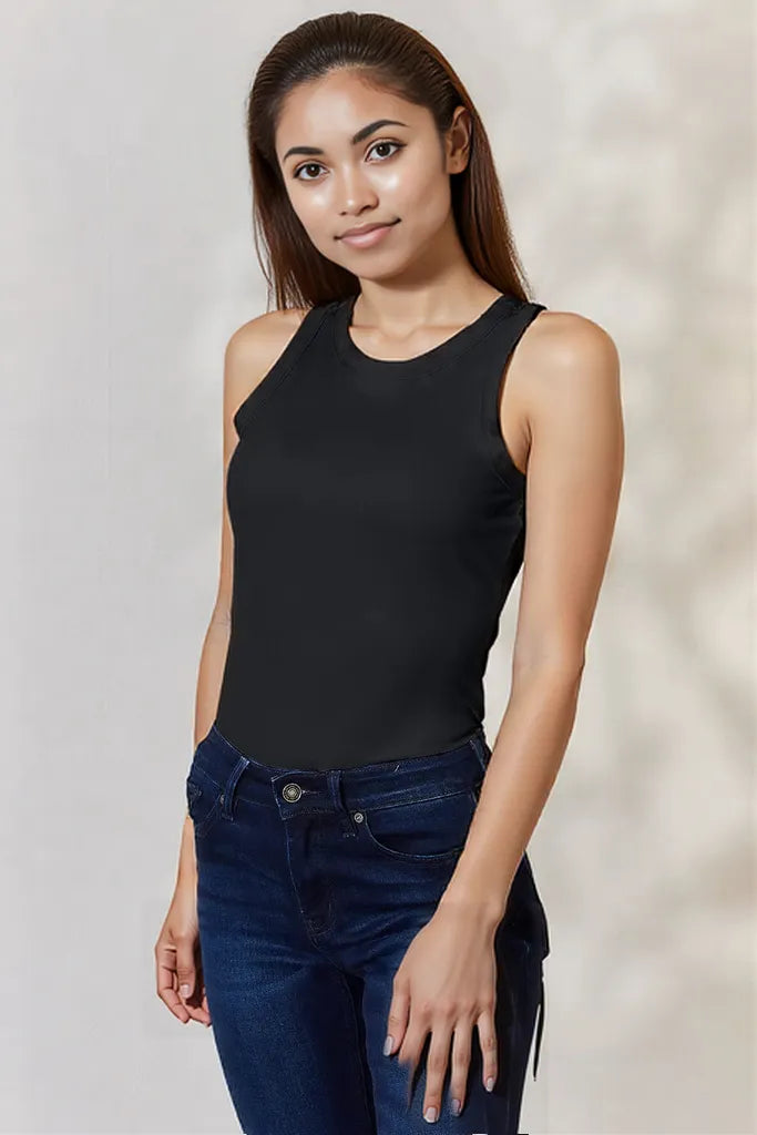 Basic Bae Full Size Round Neck Slim Tank