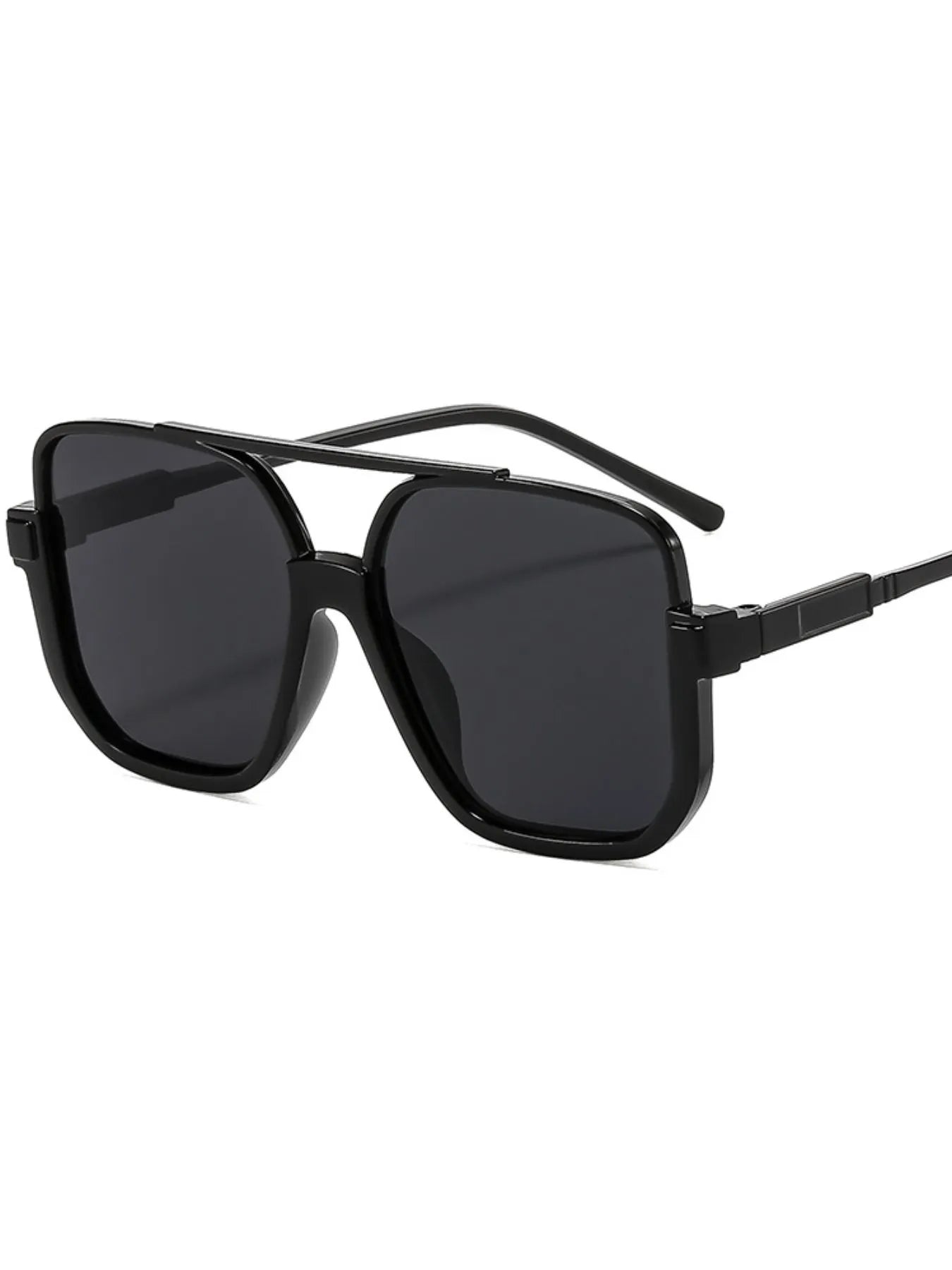 Oversized Square Frame Fashion Sunglasses styleD One Size