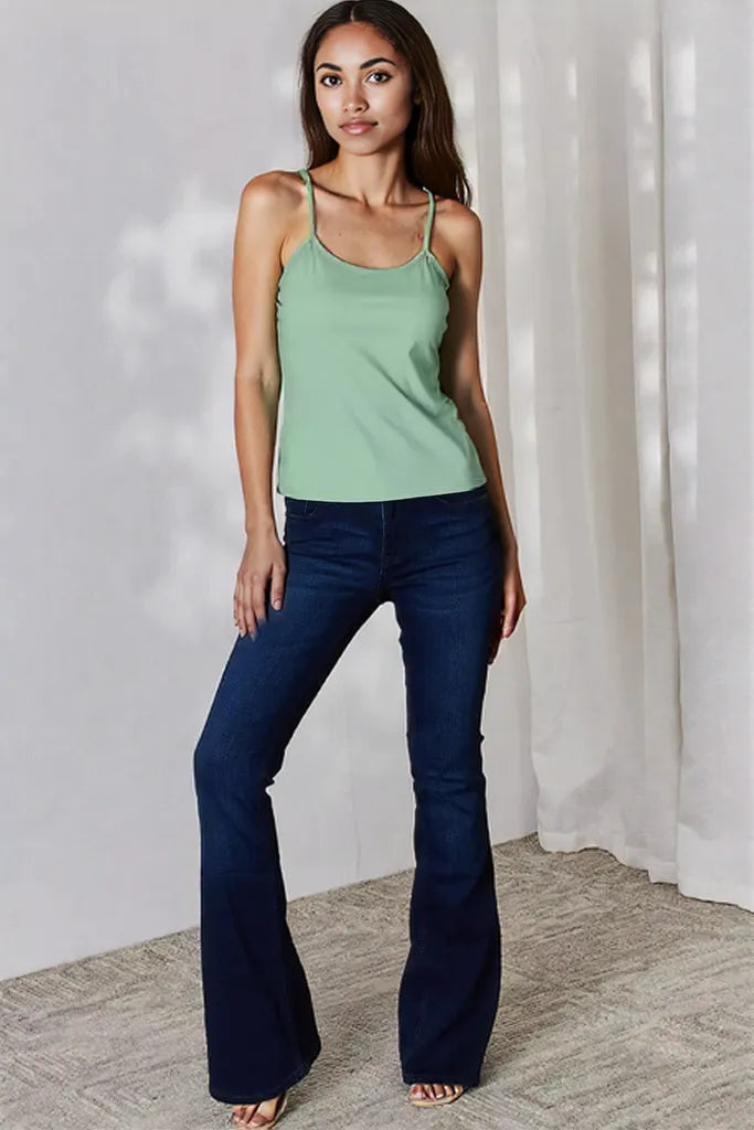 Basic Bae Full Size Round Neck Slim Cami