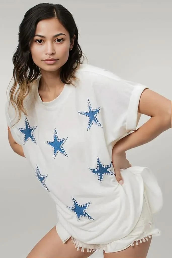 BiBi Fourth Of July Terry T-Shirt