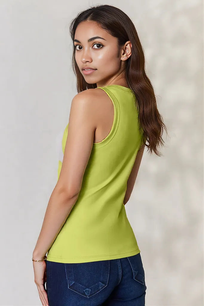 Basic Bae Full Size Round Neck Slim Tank