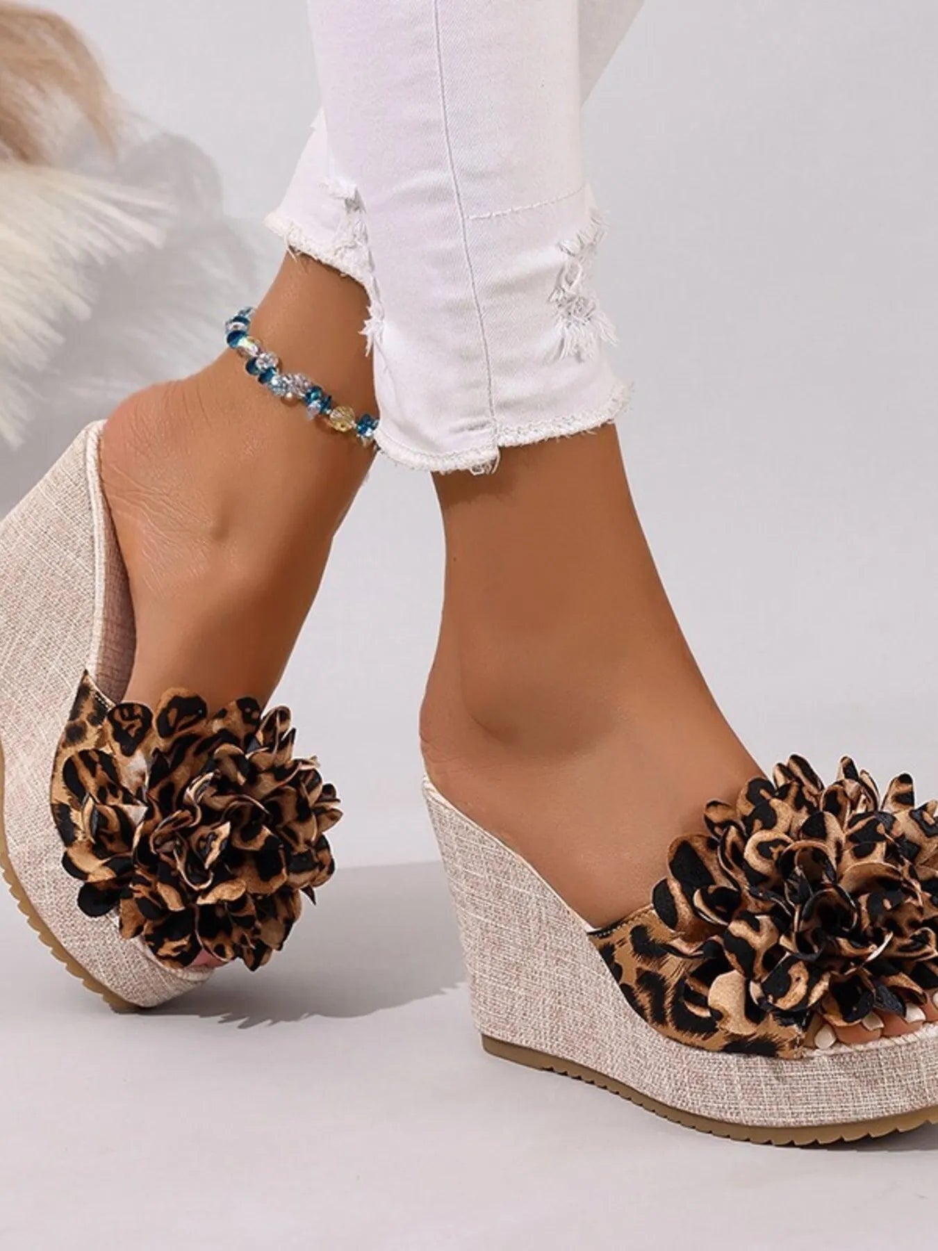 Open Toe Platform Wedge Sandals