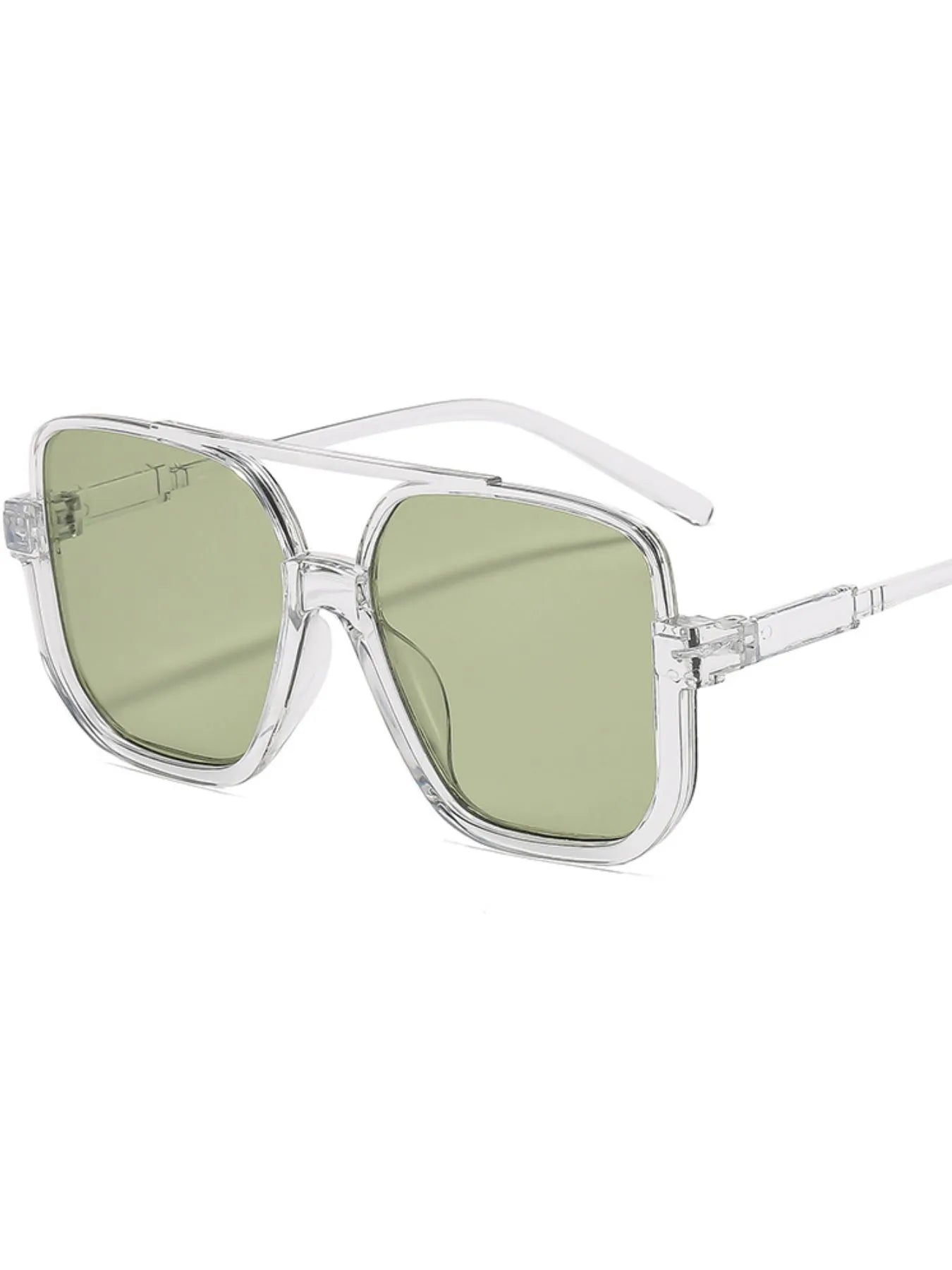 Oversized Square Frame Fashion Sunglasses styleE One Size