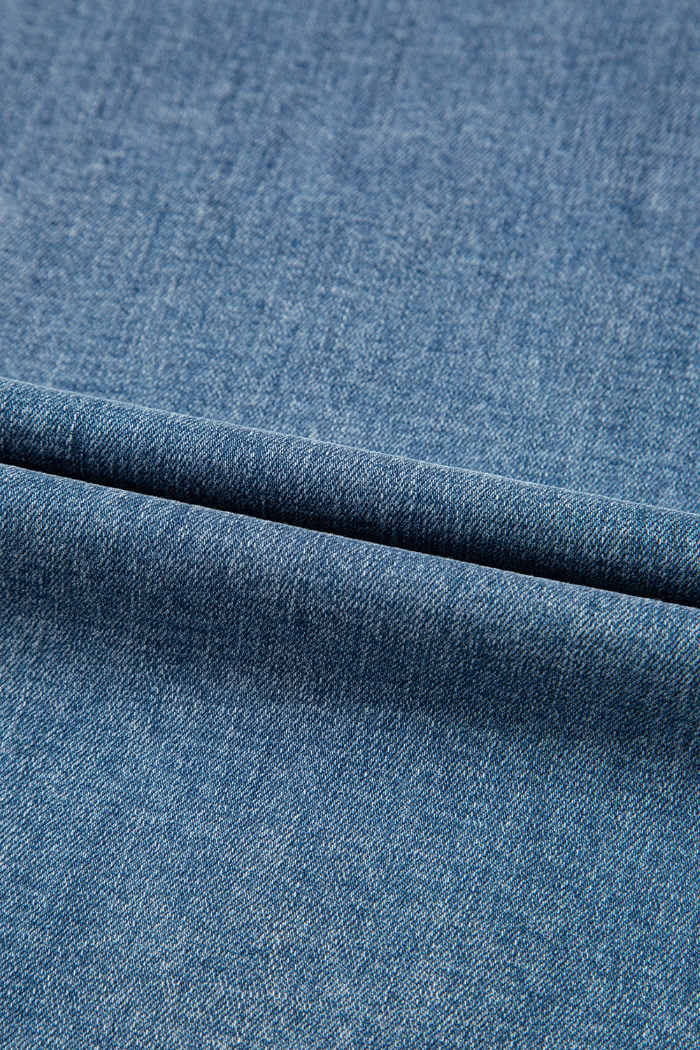 Dusk Blue Medium Wash Super Wide Leg Denim Pants