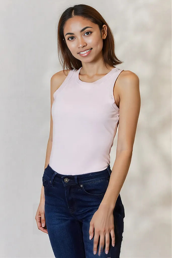 Basic Bae Full Size Round Neck Slim Tank