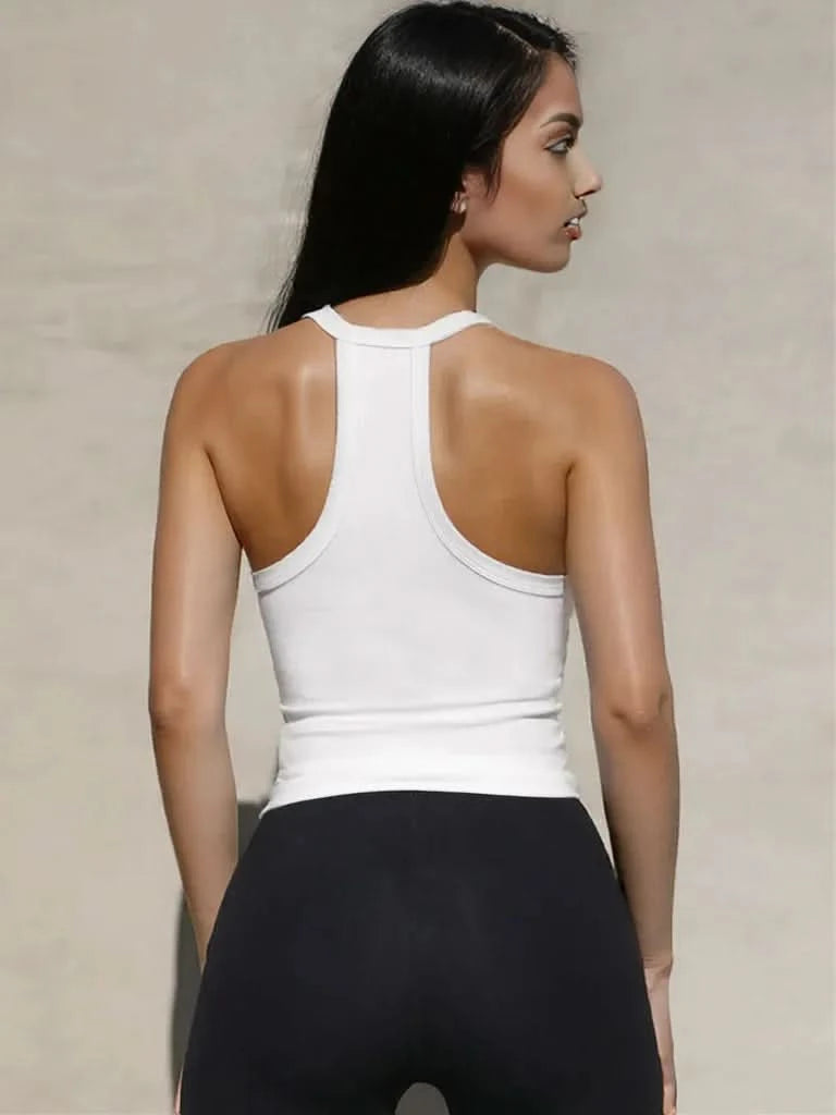 Scoop Neck Wide Strap Tank