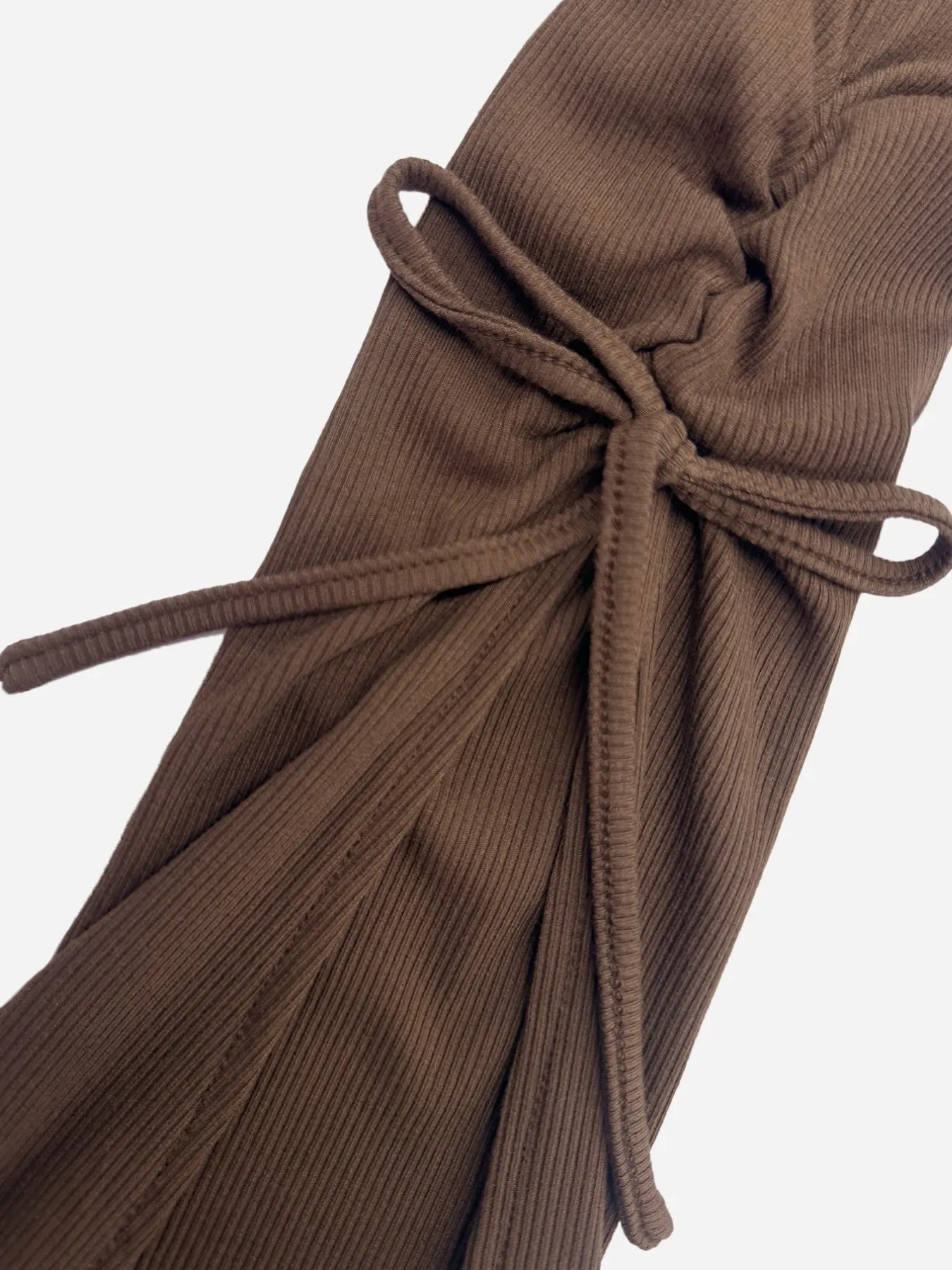 Ruffled Square Neck Long Sleeve Top