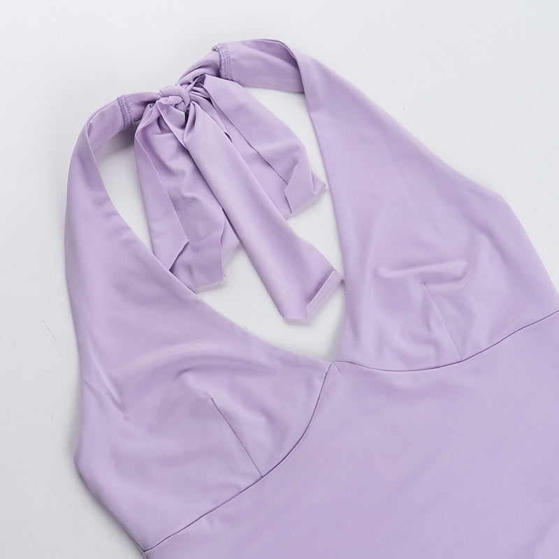 Halter Lace up Camisole Women Sexy Top