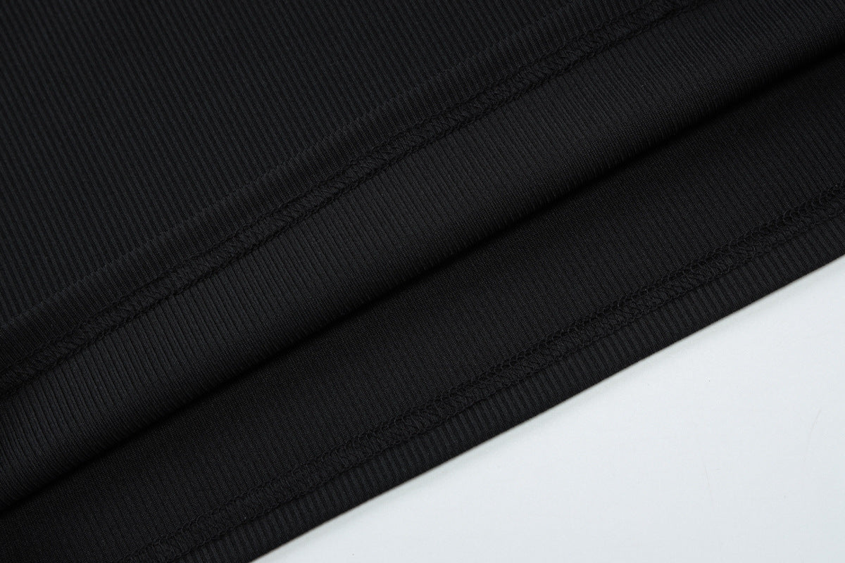 U Collar Halter Spaghetti Straps Top