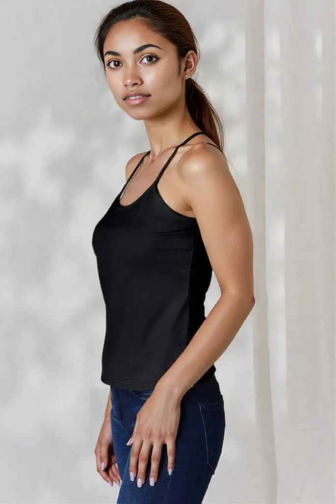 Basic Bae Full Size Round Neck Slim Cami