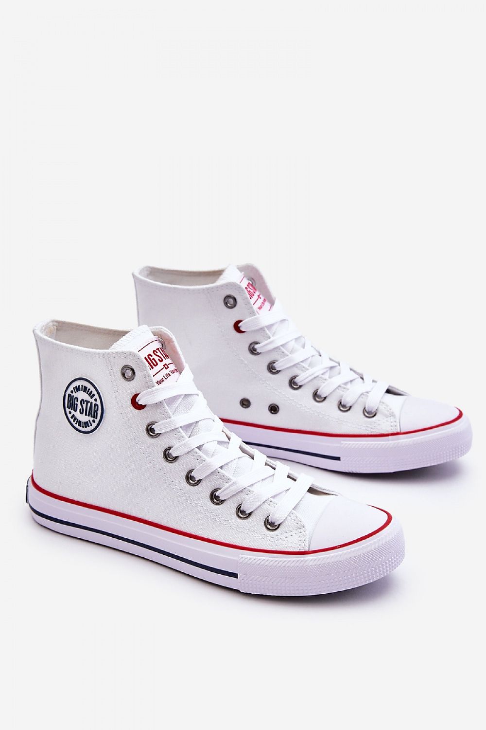 BIG STAR White High top Sneakers