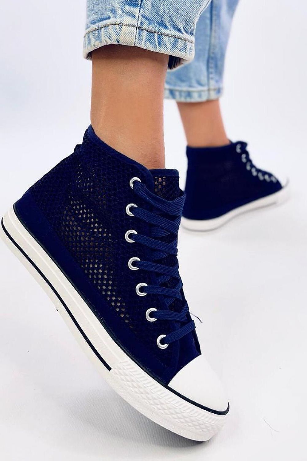 Inello Lace-up women's high-top sneakers