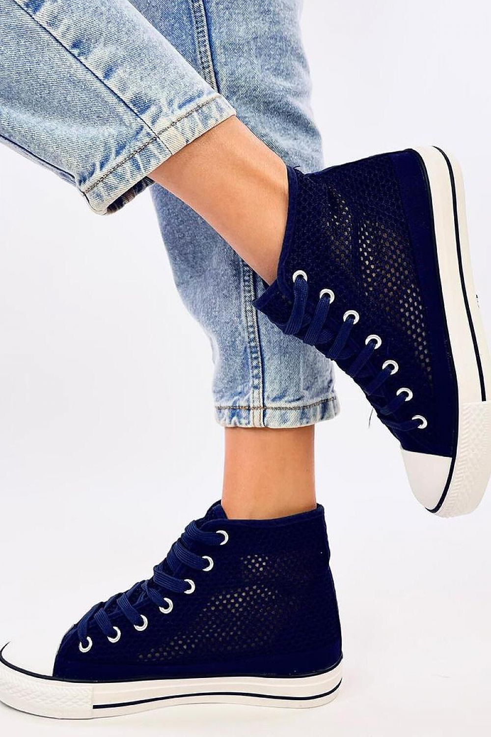 Inello Lace-up women's high-top sneakers