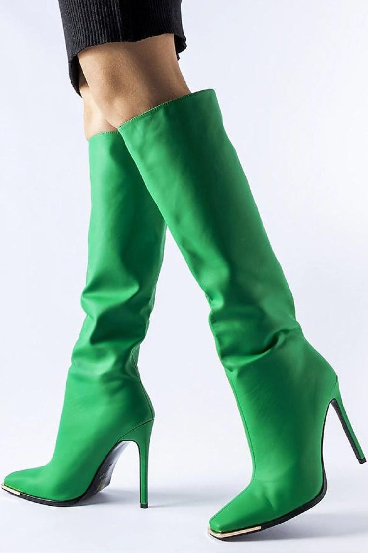 Solea stiletto heeled boots