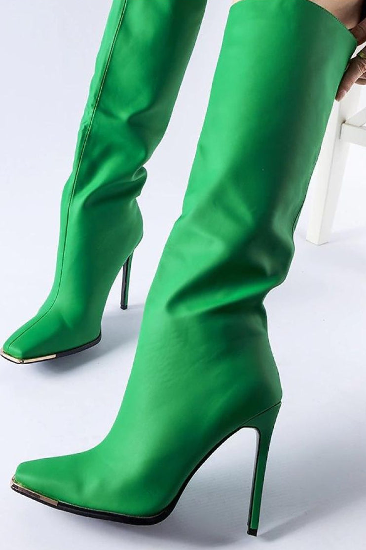 Solea stiletto heeled boots