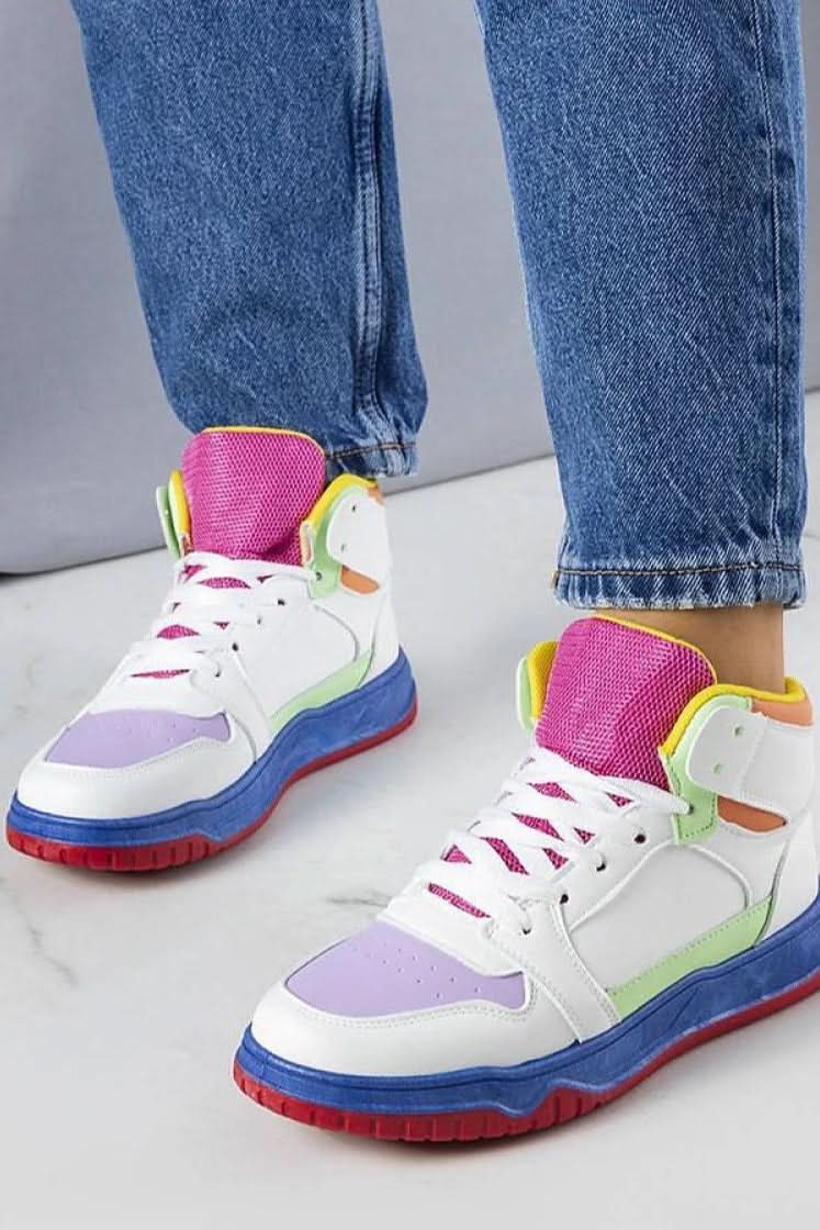 Elizabeth colorful ankle Sneakers ~