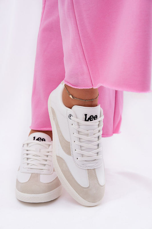 Lee brand sneakers white