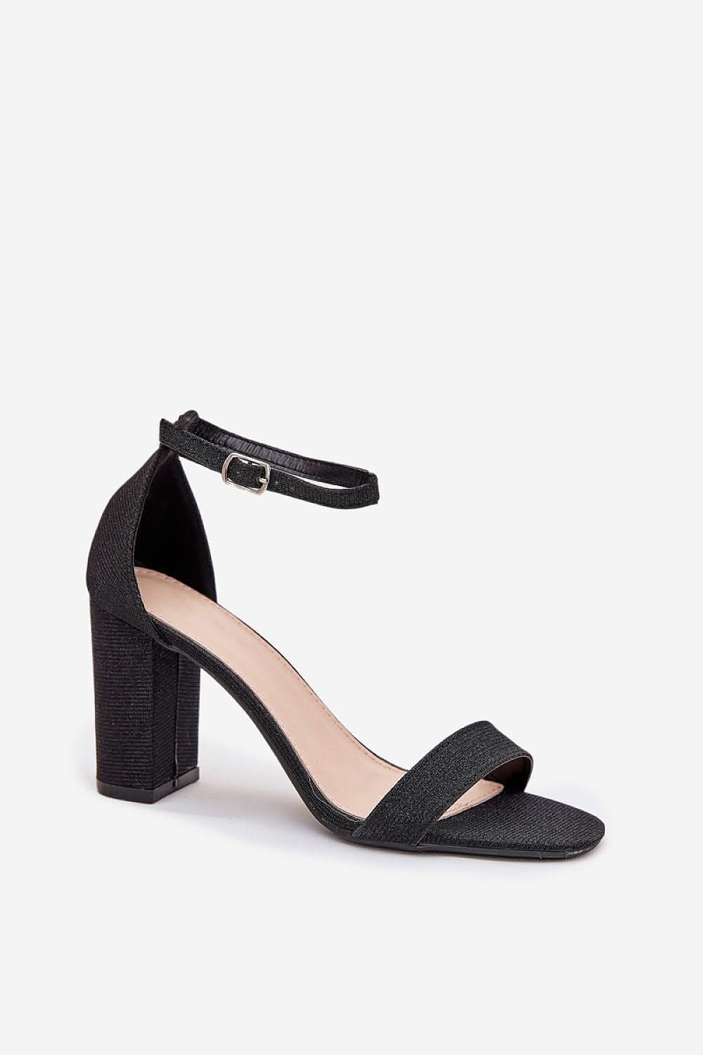 Step in style Shiny glittery women's sandals