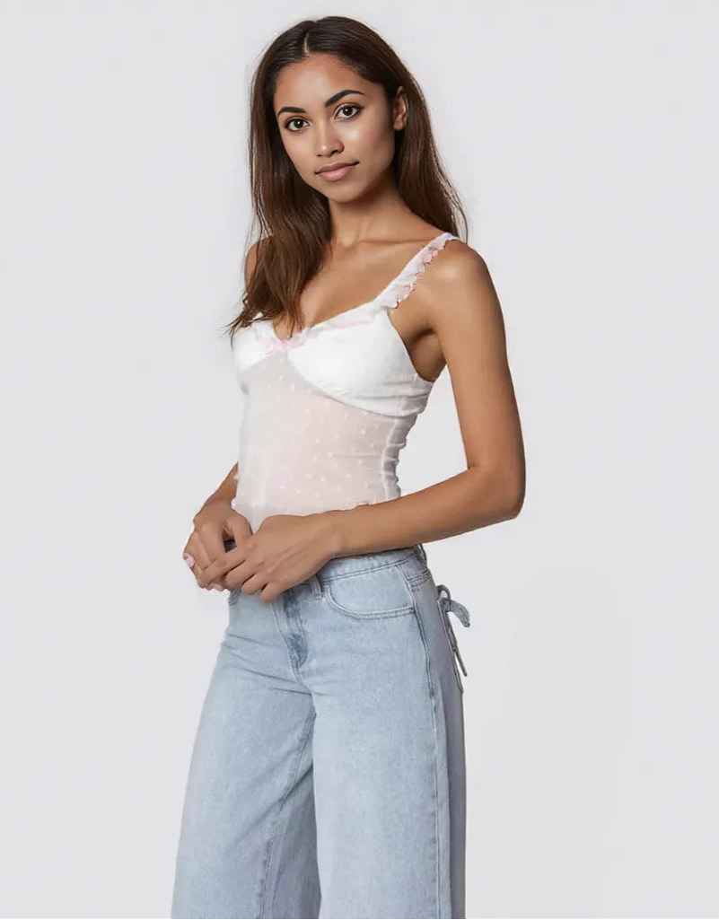 Trendy Street Style Slim Fit Ultra Short Sleeveless Top