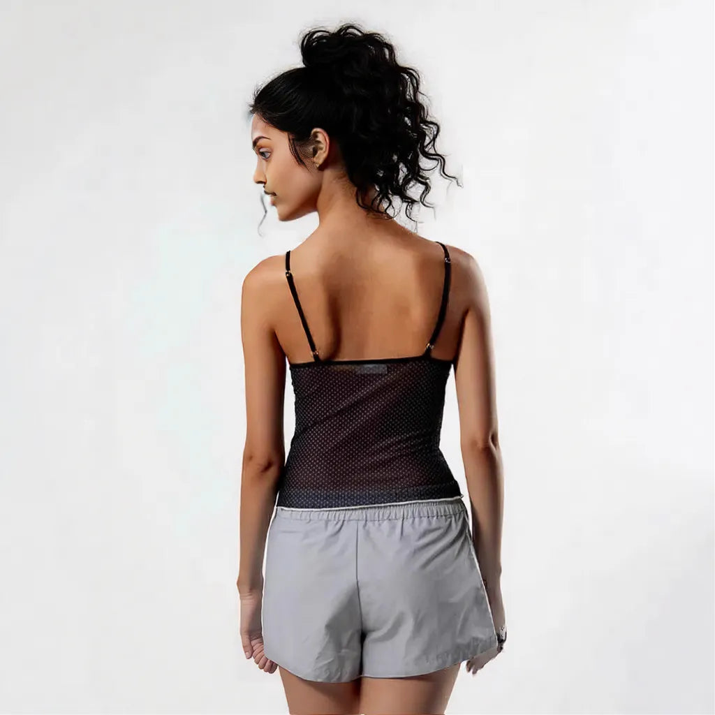 Camisole Top Slim Fit Short Length Sleeveless