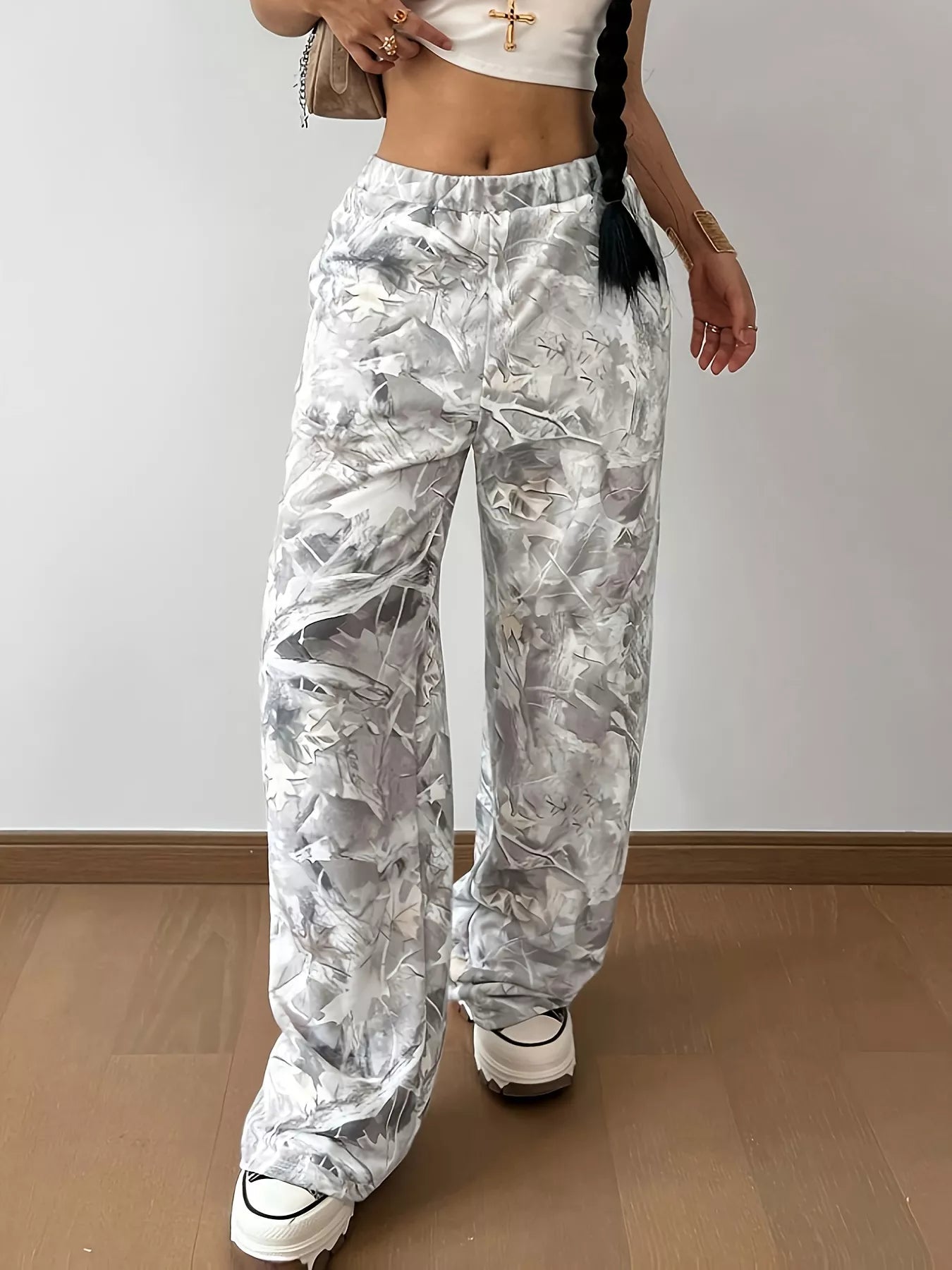 Wide leg relaxed pants 