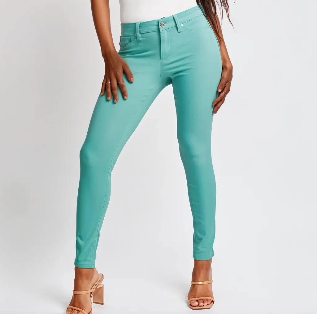 YMI Jeanswear Full Size Hyperstretch Mid-Rise Skinny Pants