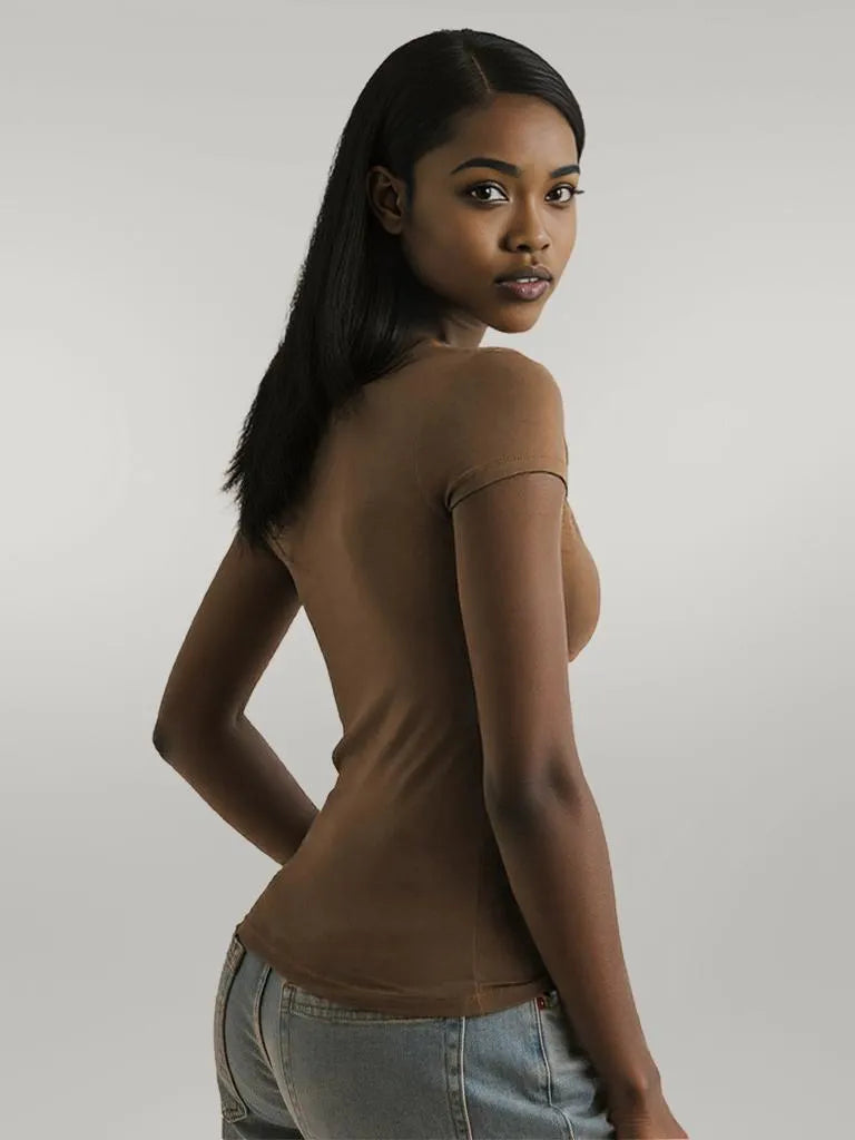 Surplice Short Sleeve T-Shirt