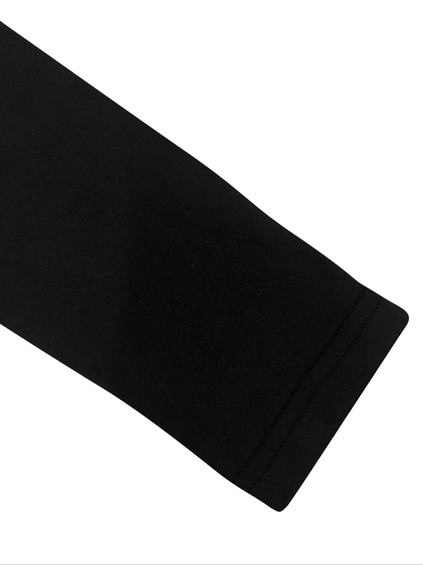 Backless Long Sleeve Cropped Mock Neck T-Shirt
