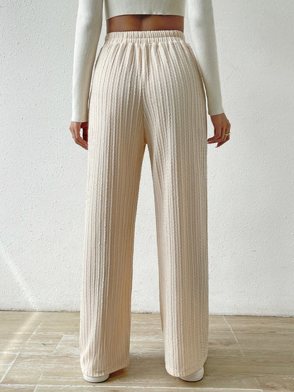 Honey Drawstring Wide Leg Pants