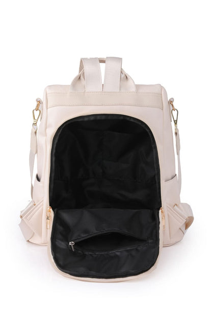 Pom-Pom Zipper Backpack