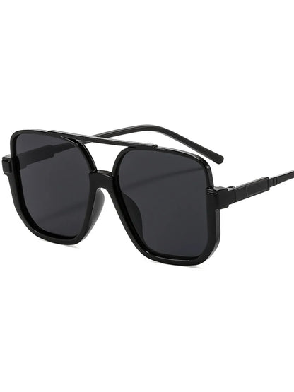 Oversized Square Frame Fashion Sunglasses styleD One Size