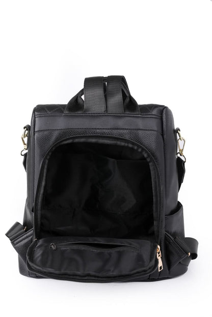 Pom-Pom Zipper Backpack