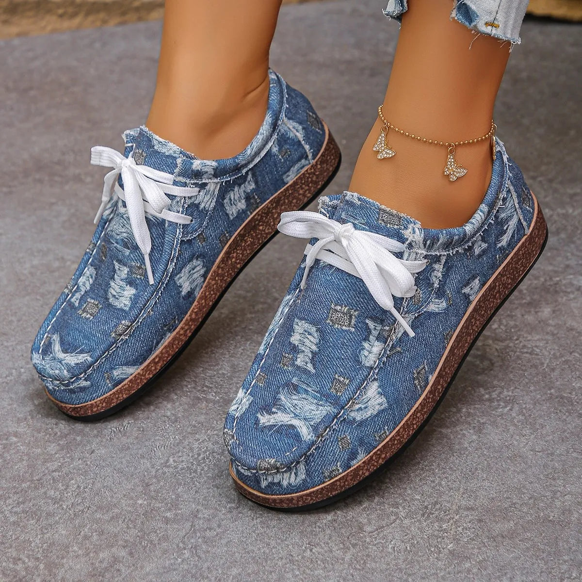 Lace Up Platform Sneakers