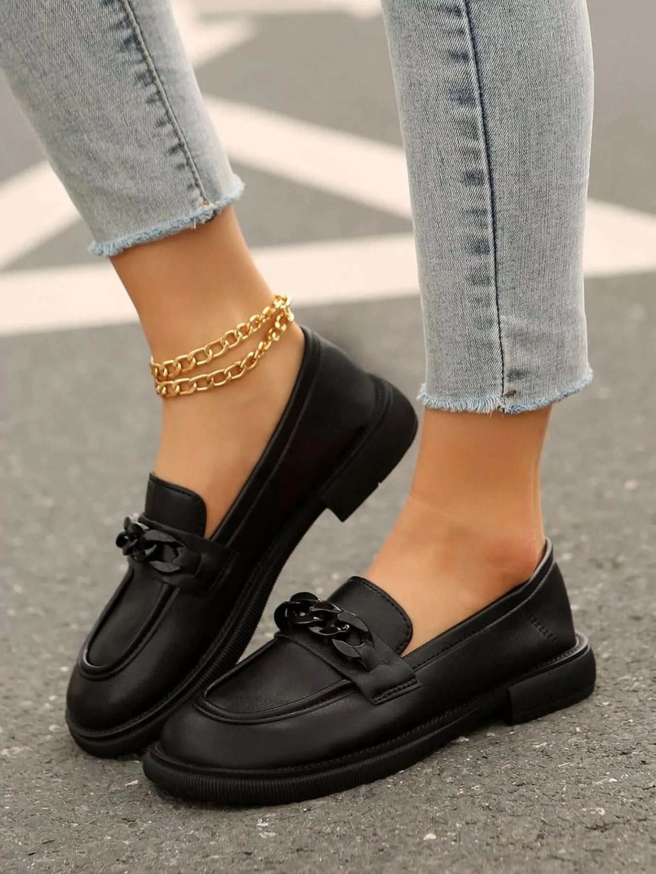 Round Toe Flats Loafers