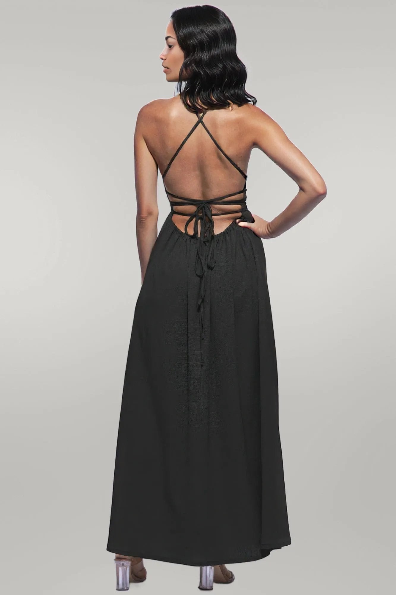 Side Slit Maxi Dress