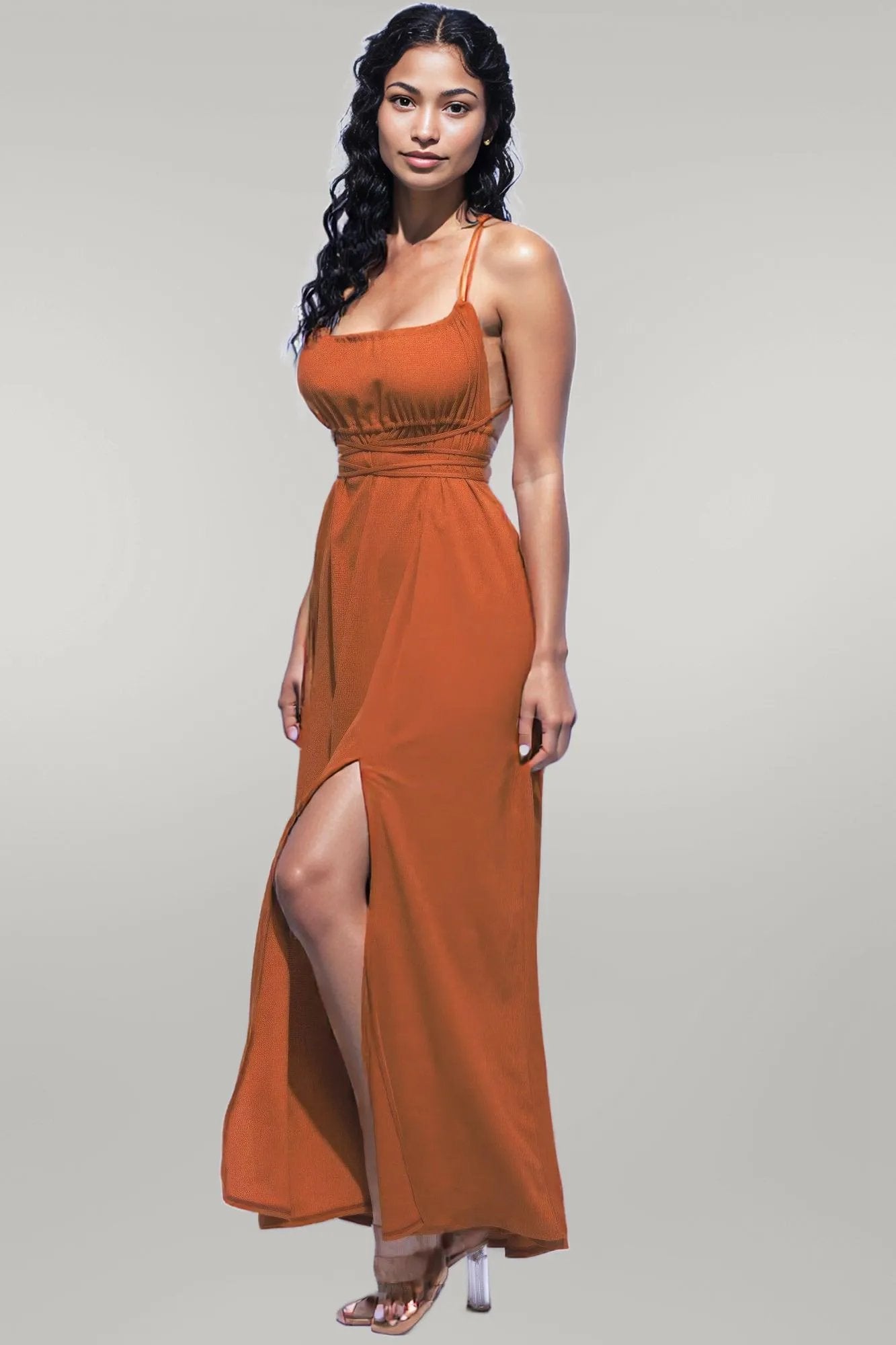 Side Slit Maxi Dress