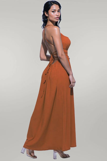 Side Slit Maxi Dress