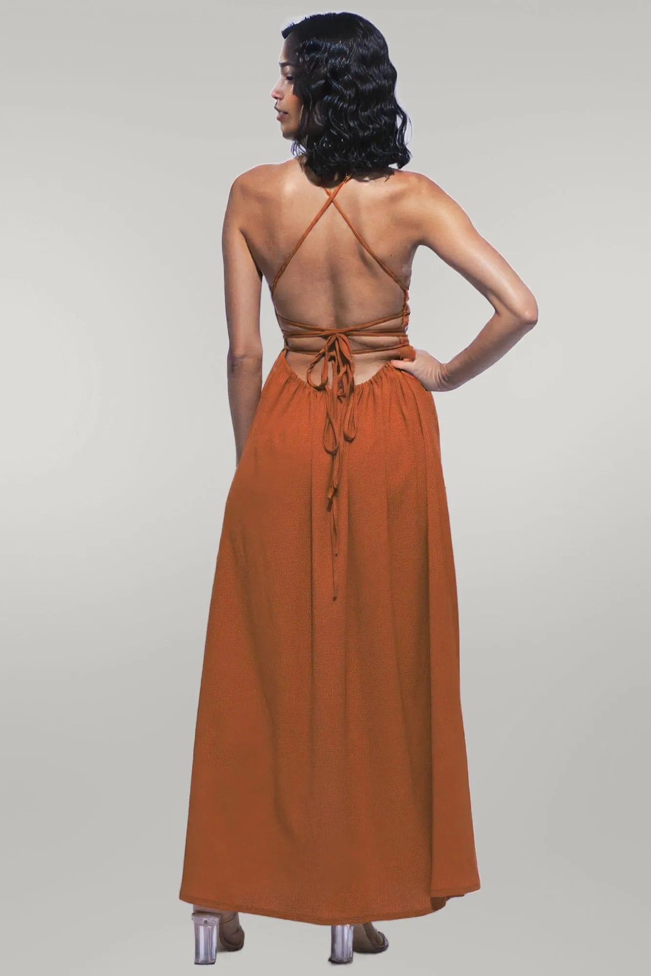 Side Slit Maxi Dress