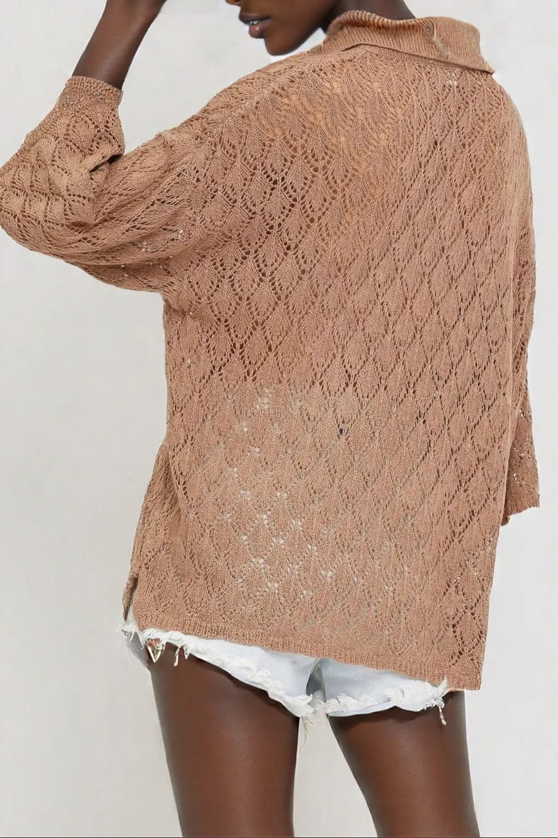 Pointelle Knit Top