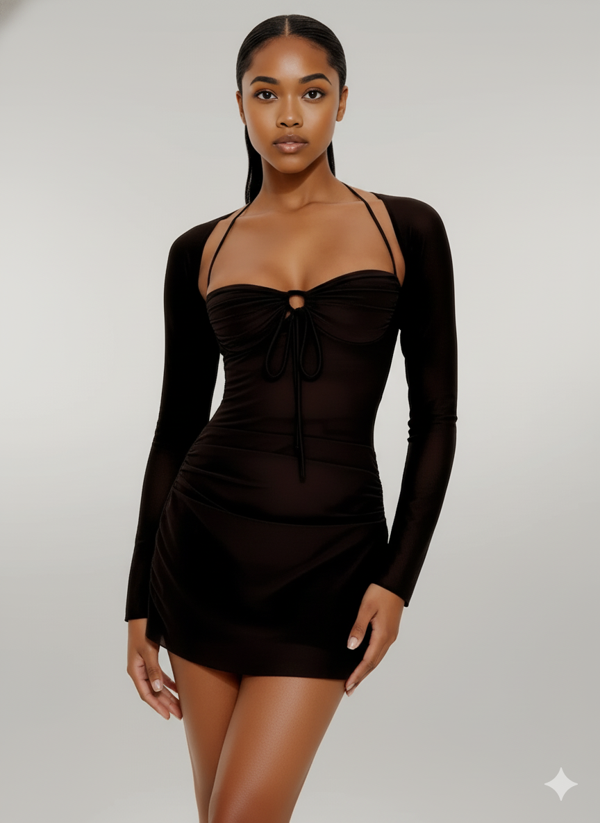 Peek Hole Mini Dress