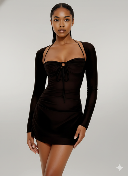 Peek Hole Mini Dress