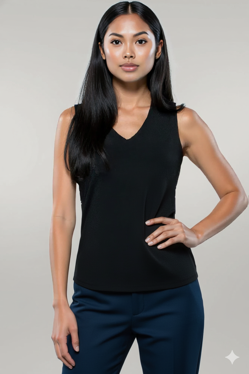 Bns V-nk Bias Tank Top