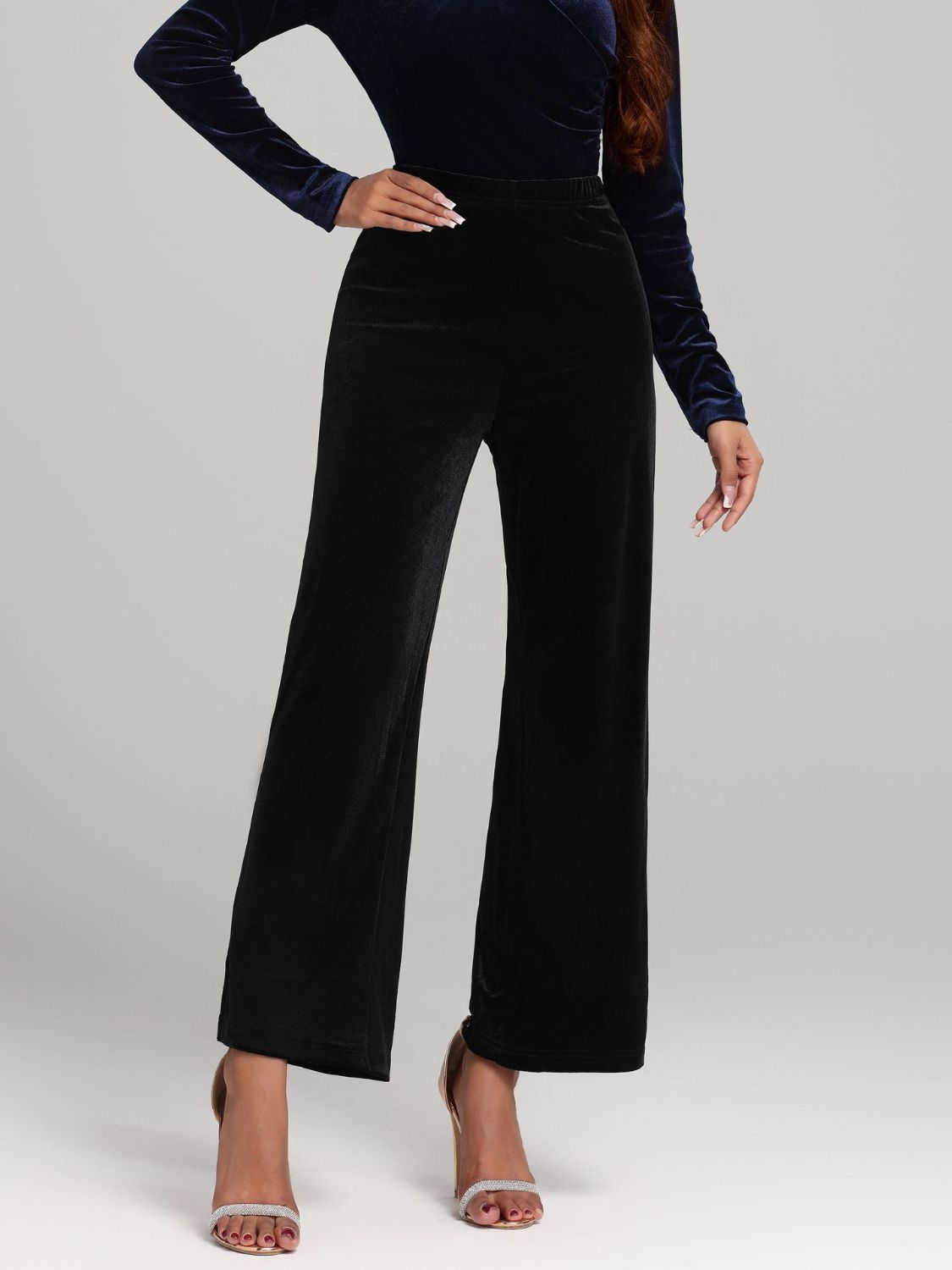 High Waist Wide Leg Pants