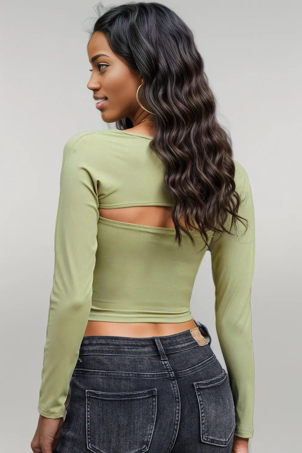 Cutout Long Sleeve