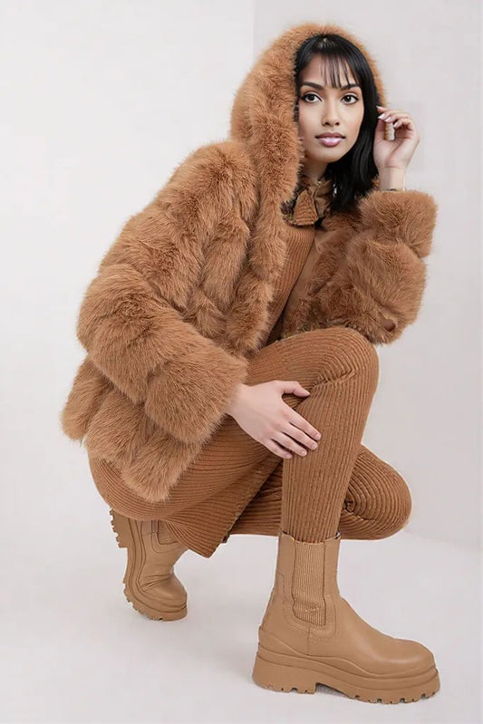 Jacket model 188848 AT brown